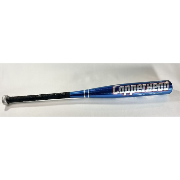 Worth Copperhead Blue Teeball Bat Model TB4 26 inch 16 oz 2 1/4" Diameter Bat - Picture 2 of 14